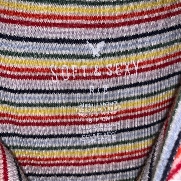American Eagle Soft & Sexy Ribbed Tank in Rainbow - Picture 7 of 7